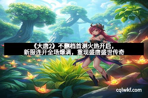 《大唐2》不删档首测火热开启，新服连开全场爆满，重现盛唐盛世传奇